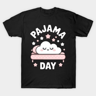 Pajama Day School Spirit Week Cute Fun Cloud Teacher Student T-Shirt